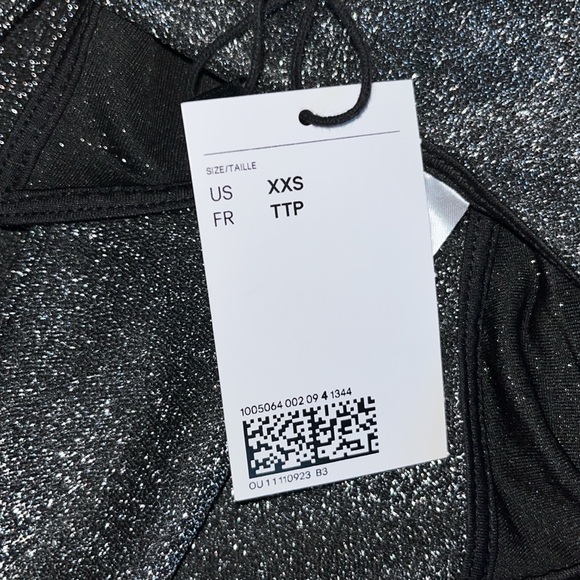 H&M cut out silver glitter romper - Picture 5 of 6